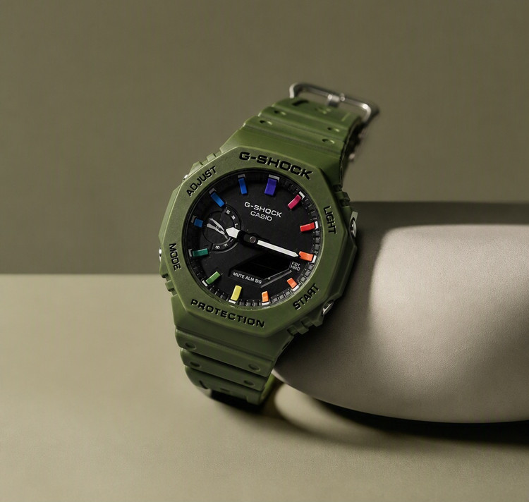 ساعت کاسیو G-SHOCK سبز ارتشی مدل ۲۰۲۵ کیفیت مستر