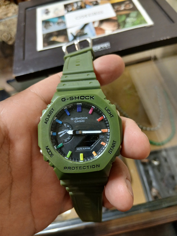 ساعت کاسیو G-SHOCK سبز ارتشی مدل ۲۰۲۵ کیفیت مستر