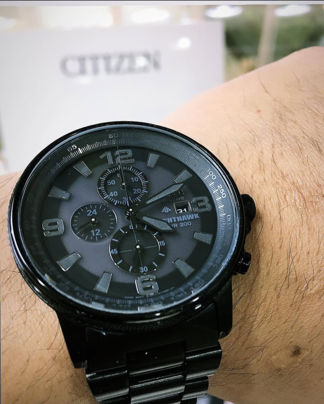 ساعت اورجینال CITIZEN [EcoDrive] مدل Nighthawk