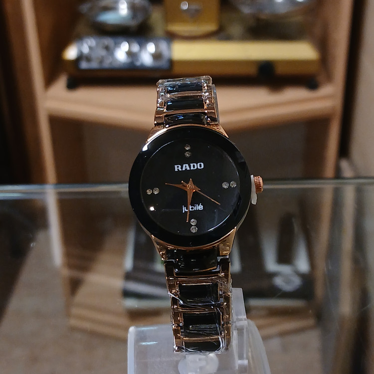ست ساعت RADO مدل جوبیلی | مشکی رزگلد
