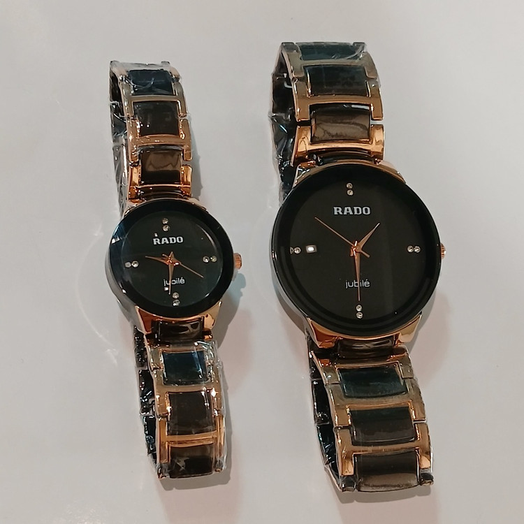 ست ساعت RADO مدل جوبیلی | مشکی رزگلد