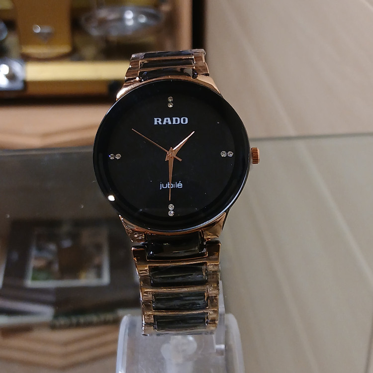 ست ساعت RADO مدل جوبیلی | مشکی رزگلد