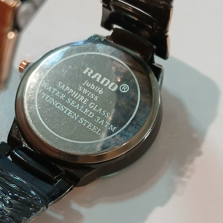 ست ساعت RADO مدل جوبیلی | مشکی رزگلد